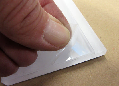 Acryl XT Blende 8mm 698 x 70mm Kunststoff-Licht-Blende Silber, Panel, Leiste, Acrylglas