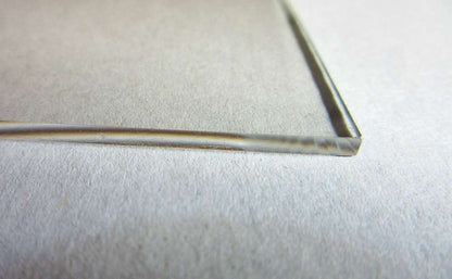 Acryl XT Platte 2mm Zuschnitt 396 x 109mm Kunststoffglas Transparent Acrylglas