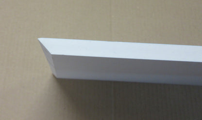 PVC Hartschaumplatte 8mm Zuschnitt weiß 670 x 292 mm - Excel Kunststoff Platte