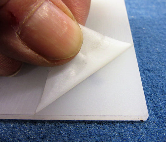Acryl GS-Platte 3mm Zuschnitt 833 x 154mm Frost 032 Kunststoffglas Acrylglas