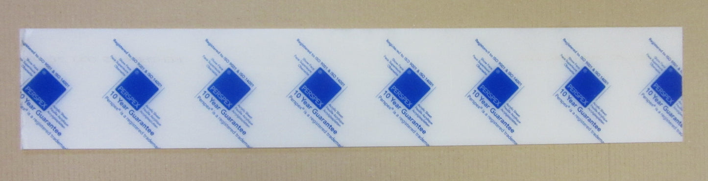 Acryl GS-Platte 3mm Zuschnitt 833 x 154mm Frost 032 Kunststoffglas Acrylglas