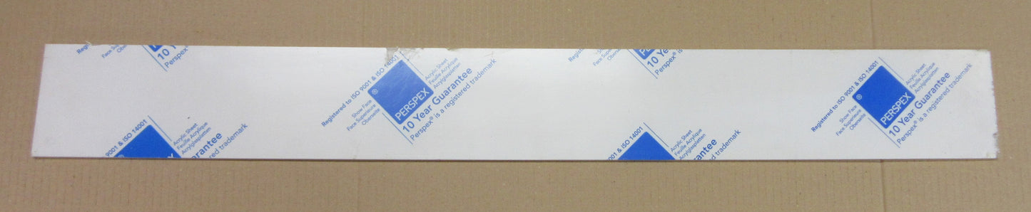 Acryl GS-Platte 4mm Zuschnitt 803 x 94mm Kunststoffglas, Transparent, Acrylglas