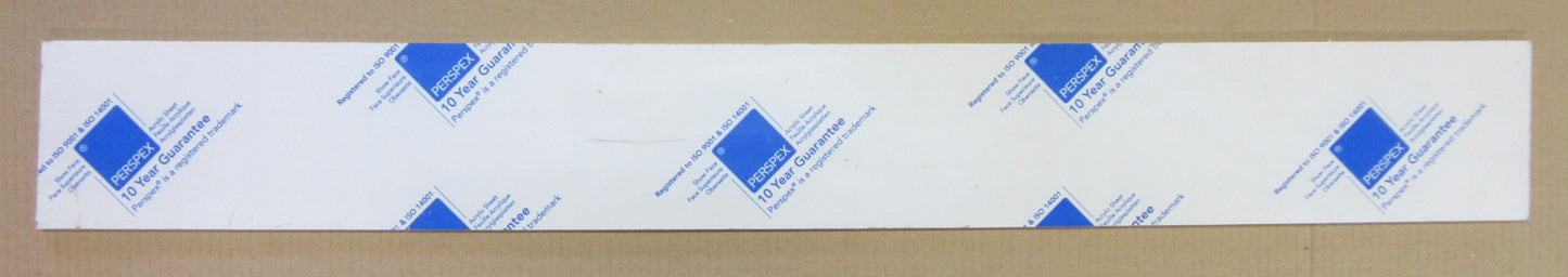 Acryl GS-Platte 8mm Zuschnitt 974 x 120mm Kunststoffglas, Transparent Acrylglas