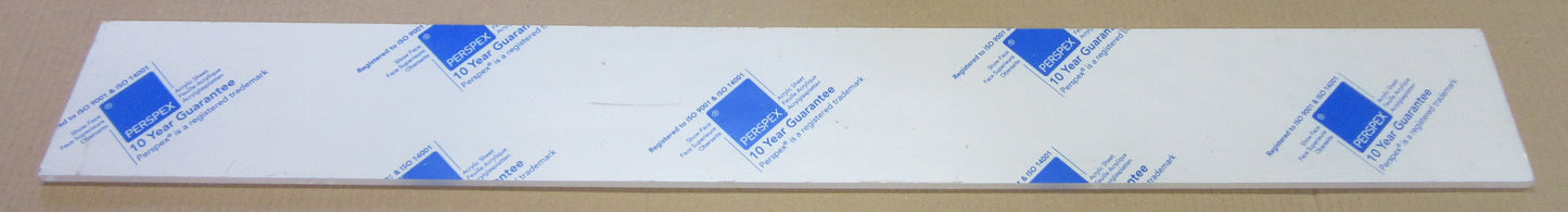 Acryl GS-Platte 8mm Zuschnitt 974 x 120mm Kunststoffglas, Transparent Acrylglas