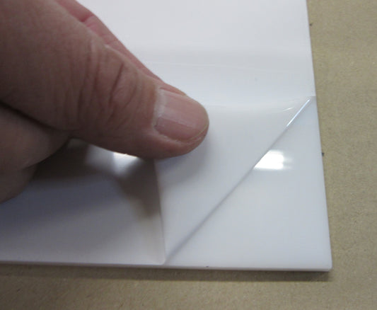 Acryl XT-Platte 5mm Zuschnitt 539 x 500mm Opal weiß Kunststoffglas Acrylglas
