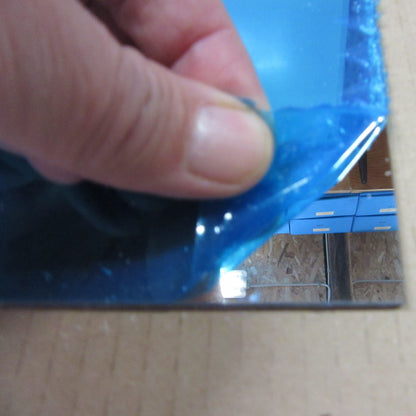 Verspiegeltes Acrylglas 3mm Zuschnitt 1050 x 129mm Kunststoffglas Acrylglas