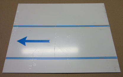 Alu-Verbundplatte 2 mm weiß Zuschnitt 385 x 295mm, Deckschicht 0,25 mm DIBOND®