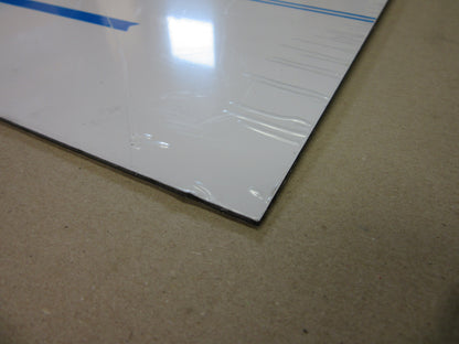 Alu-Verbundplatte 2 mm weiß Zuschnitt 385 x 295mm, Deckschicht 0,25 mm DIBOND®
