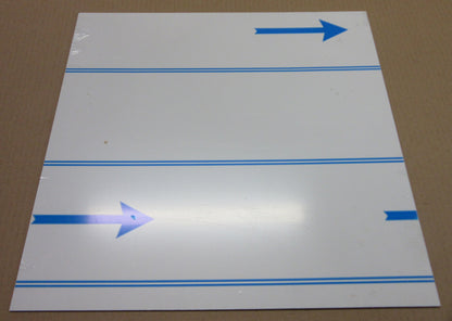 Alu-Verbundplatte 2 mm weiß Zuschnitt 389 x 388mm, Deckschicht 0,25 mm DIBOND®