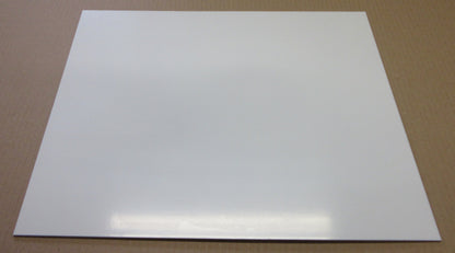 Alu-Verbundplatte 2 mm weiß Zuschnitt 391/382 x 327mm, Deckschicht 0,25 mm DIBOND®