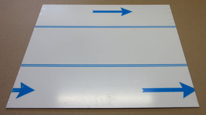 Alu-Verbundplatte 2 mm weiß Zuschnitt 391/384 x 338mm, Deckschicht 0,25 mm DIBOND®