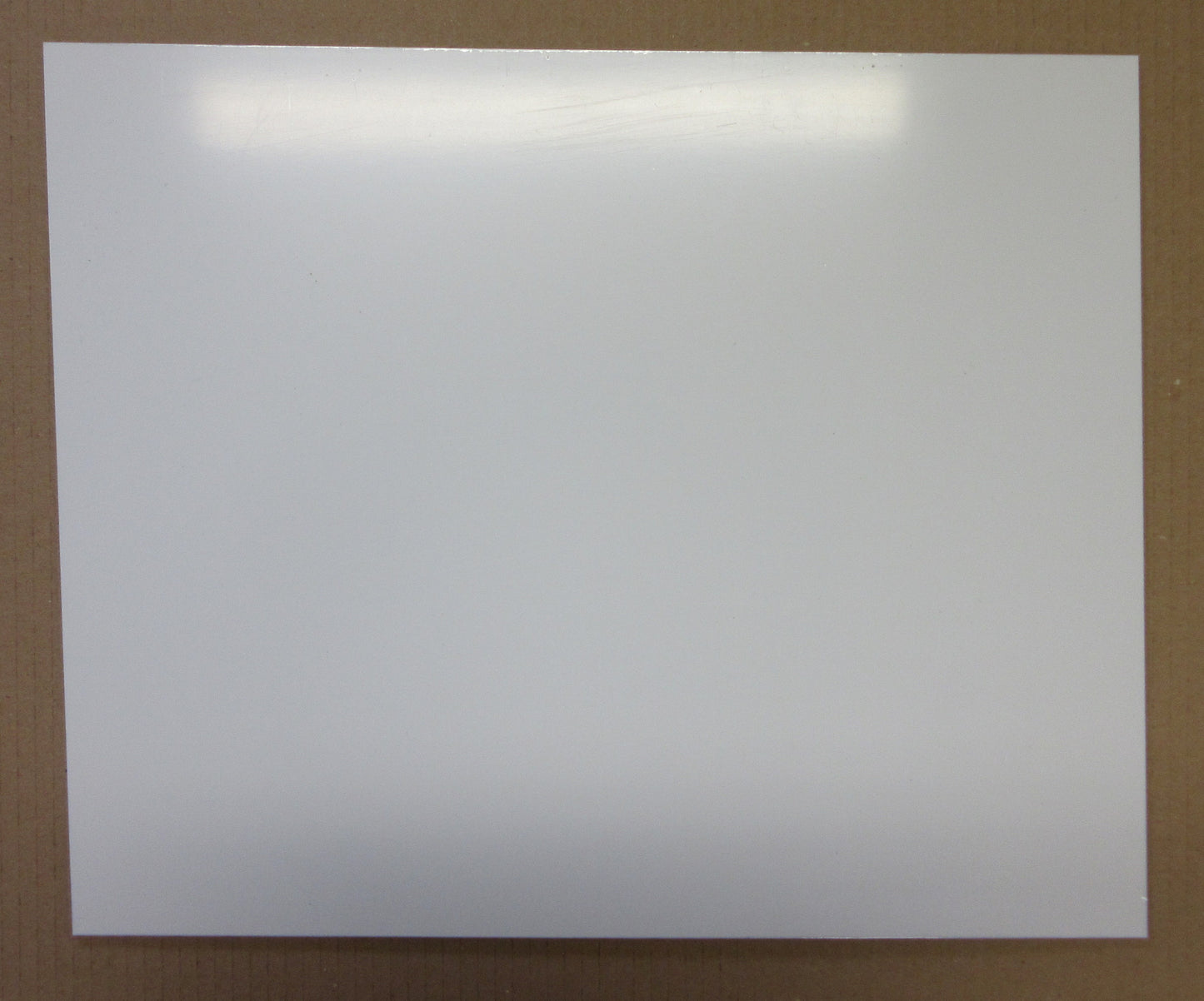 Alu-Verbundplatte 2 mm weiß Zuschnitt 391/384 x 338mm, Deckschicht 0,25 mm DIBOND®