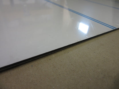 Alu-Verbundplatte 2 mm weiß Zuschnitt 391/384 x 338mm, Deckschicht 0,25 mm DIBOND®