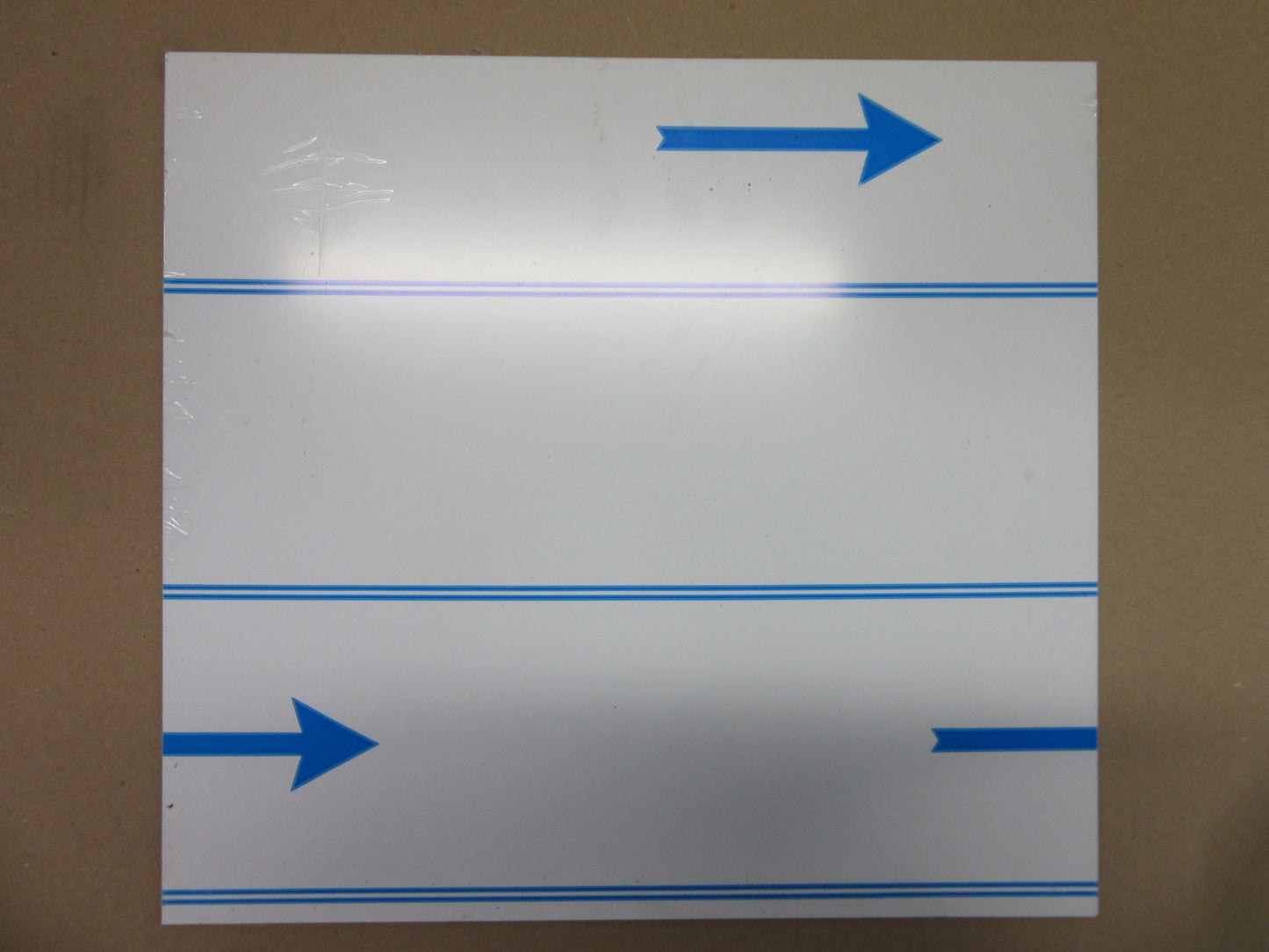 Alu-Verbundplatte 2 mm weiß Zuschnitt 394 x 369mm, Deckschicht 0,25 mm DIBOND®
