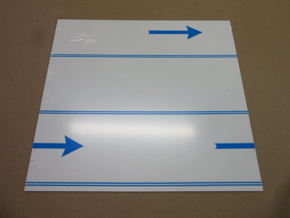 Alu-Verbundplatte 2 mm weiß Zuschnitt 394 x 369mm, Deckschicht 0,25 mm DIBOND®