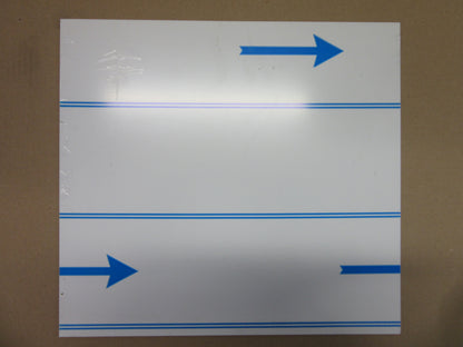 Alu-Verbundplatte 2 mm weiß Zuschnitt 397 x 367mm, Deckschicht 0,25 mm DIBOND®