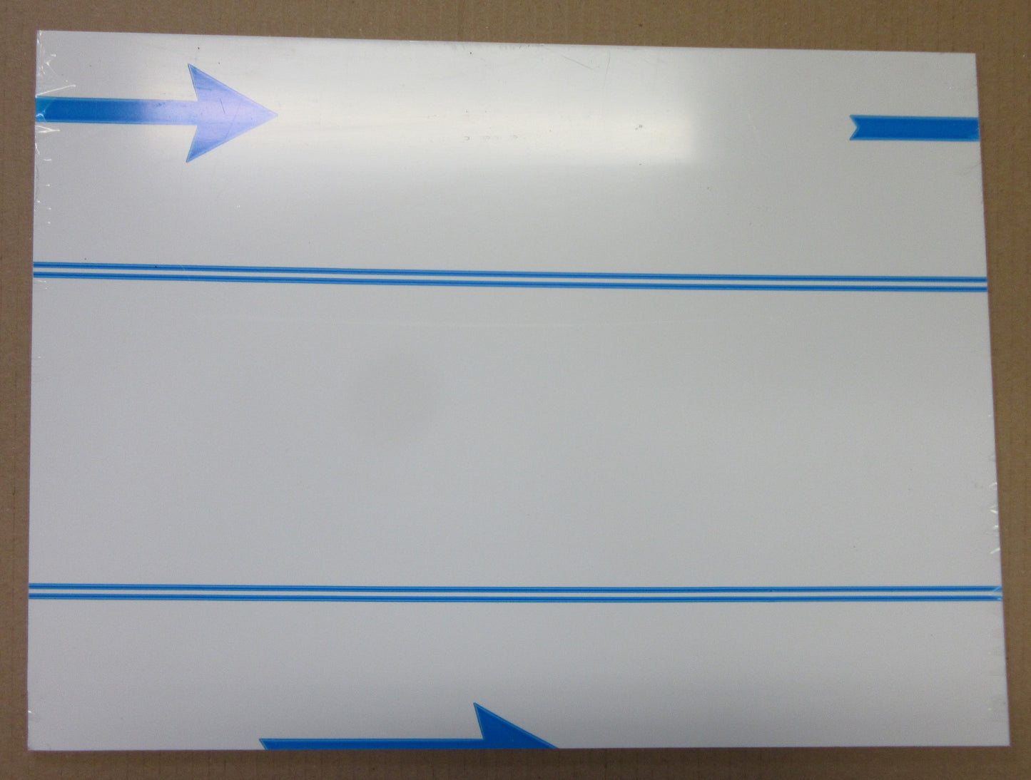 Alu-Verbundplatte 2 mm weiß Zuschnitt 400/383 x 288mm, Deckschicht 0,25 mm DIBOND®