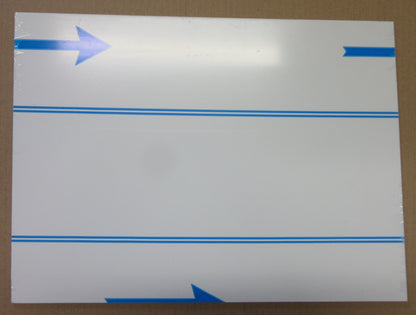 Alu-Verbundplatte 2 mm weiß Zuschnitt 400/383 x 288mm, Deckschicht 0,25 mm DIBOND®