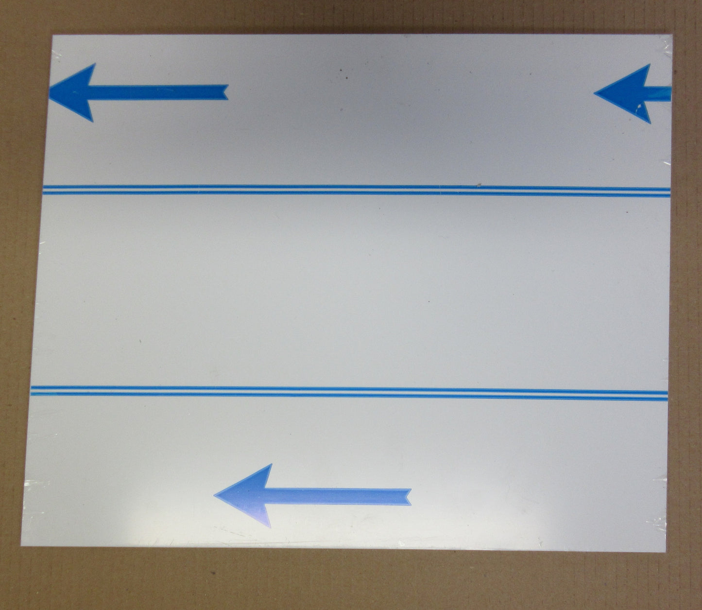 Alu-Verbundplatte 2 mm weiß Zuschnitt 400/394 x 338mm, Deckschicht 0,25 mm DIBOND®