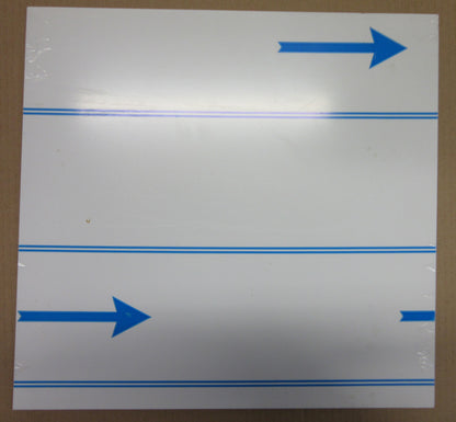 Alu-Verbundplatte 2 mm weiß Zuschnitt 400/398 x 377mm, Deckschicht 0,25 mm DIBOND®