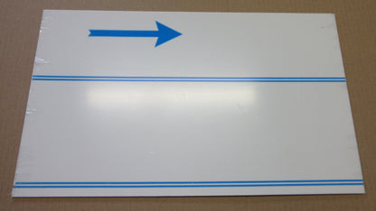 Alu-Verbundplatte 2mm weiß Zuschnitt 400 x 238mm, Deckschicht 0,25 mm DIBOND®