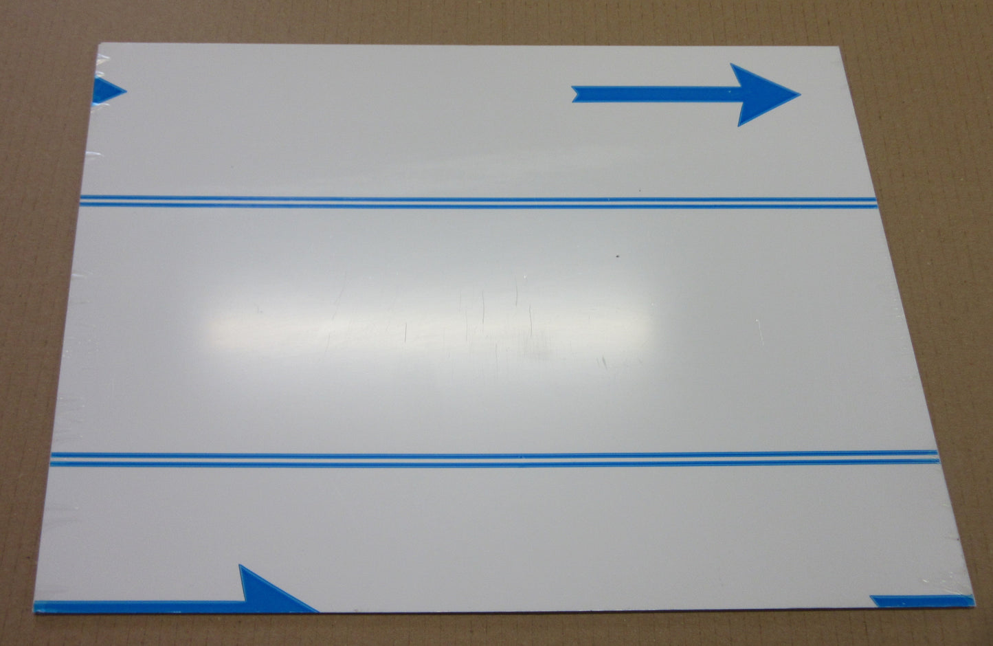 Alu-Verbundplatte 2mm weiß Zuschnitt 402/400 x 257mm, Deckschicht 0,25 mm DIBOND®
