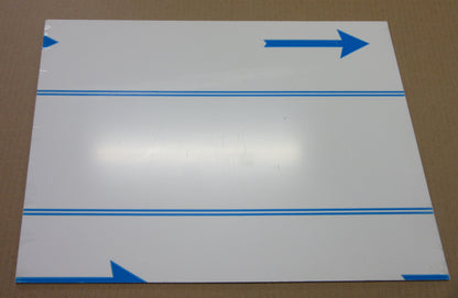 Alu-Verbundplatte 2mm weiß Zuschnitt 402/400 x 257mm, Deckschicht 0,25 mm DIBOND®