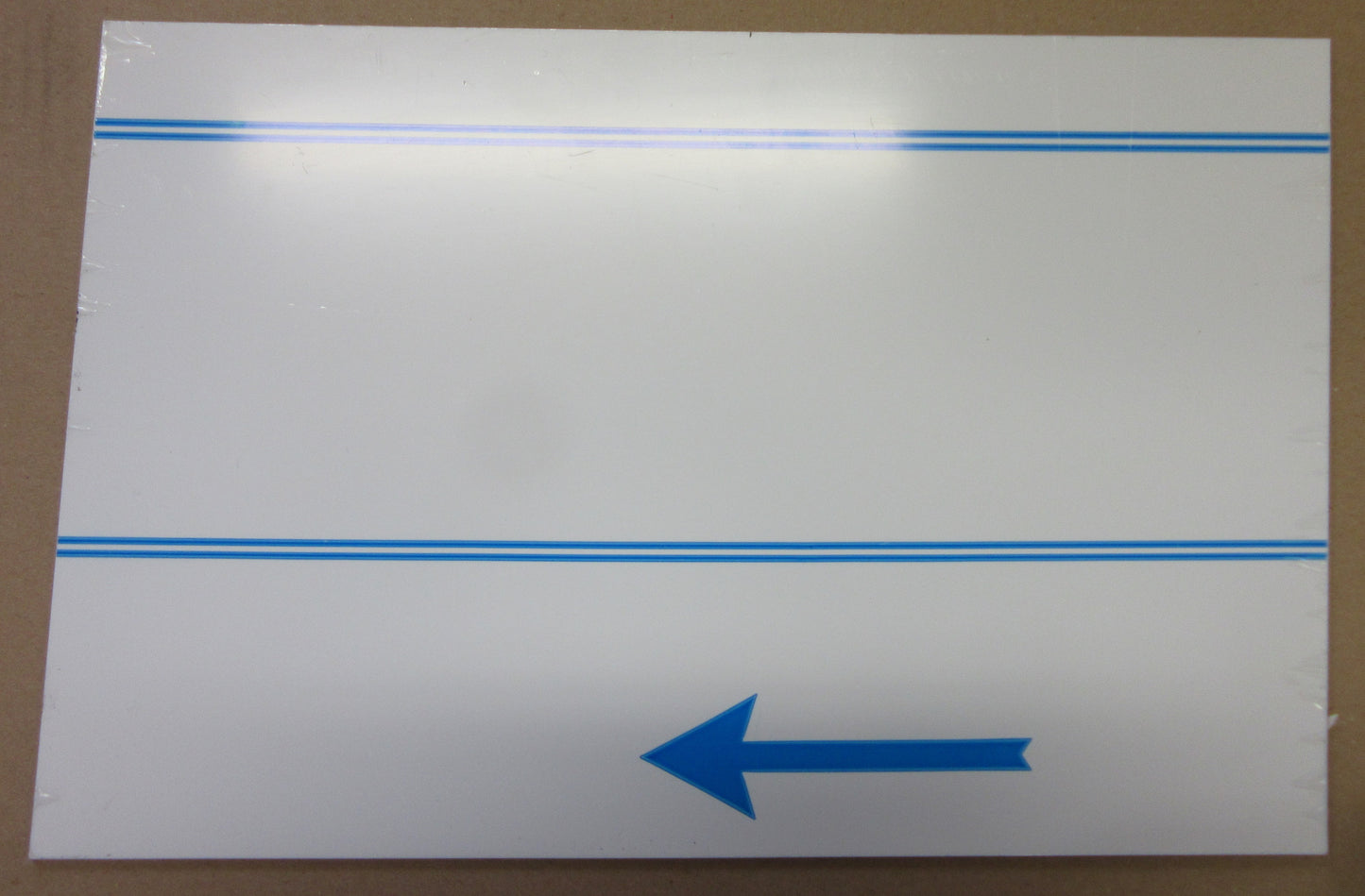 Alu-Verbundplatte 2 mm weiß Zuschnitt 404/384 x 258mm, Deckschicht 0,25 mm DIBOND®