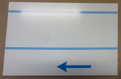 Alu-Verbundplatte 2 mm weiß Zuschnitt 404/384 x 258mm, Deckschicht 0,25 mm DIBOND®