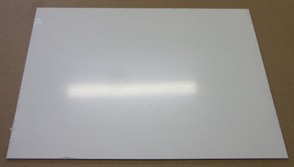 Alu-Verbundplatte 2 mm weiß Zuschnitt 404/384 x 258mm, Deckschicht 0,25 mm DIBOND®
