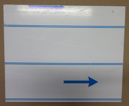 Alu-Verbundplatte 2 mm weiß Zuschnitt 412 x 337mm, Deckschicht 0,25 mm DIBOND®