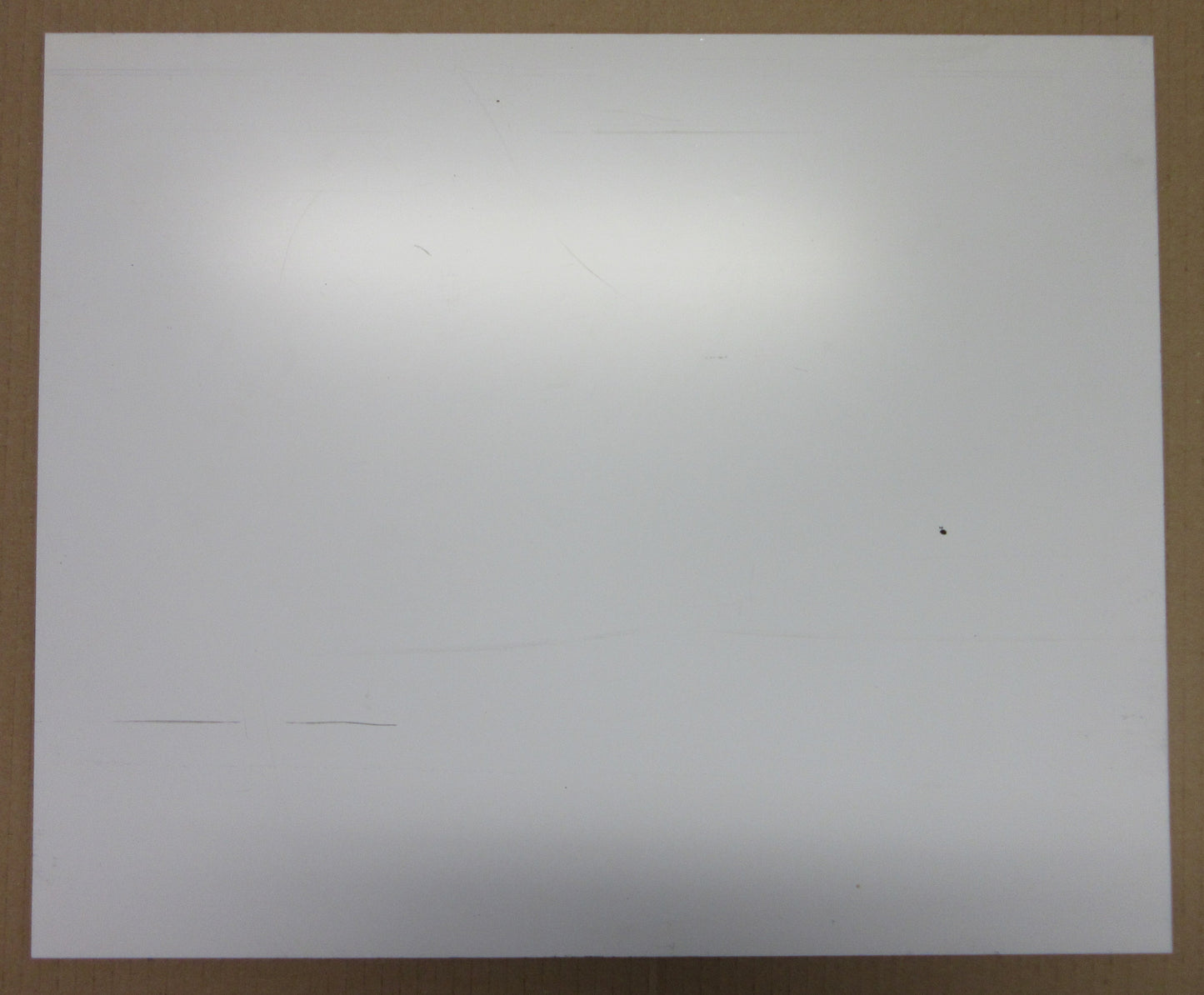 Alu-Verbundplatte 2 mm weiß Zuschnitt 412 x 337mm, Deckschicht 0,25 mm DIBOND®