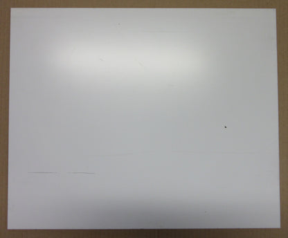 Alu-Verbundplatte 2 mm weiß Zuschnitt 412 x 337mm, Deckschicht 0,25 mm DIBOND®