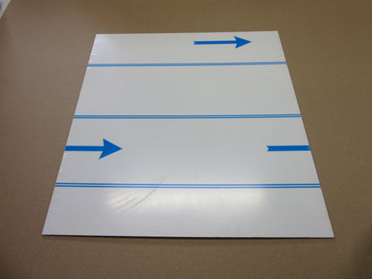 Alu-Verbundplatte 2 mm weiß Zuschnitt 427 x 400/391mm, Deckschicht 0,25 mm DIBOND®