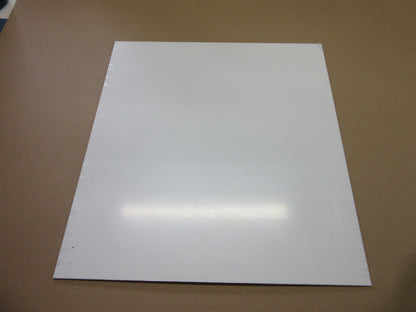 Alu-Verbundplatte 2 mm weiß Zuschnitt 427 x 400/395mm, Deckschicht 0,25 mm DIBOND®
