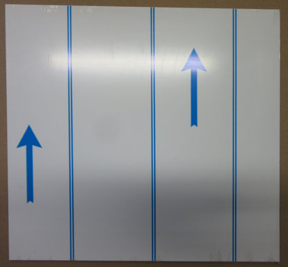 Alu-Verbundplatte 2 mm weiß Zuschnitt 427 x 400/397mm, Deckschicht 0,25 mm DIBOND®