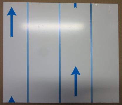 Alu-Verbundplatte 2 mm weiß Zuschnitt 467 x 400mm, Deckschicht 0,25 mm DIBOND®