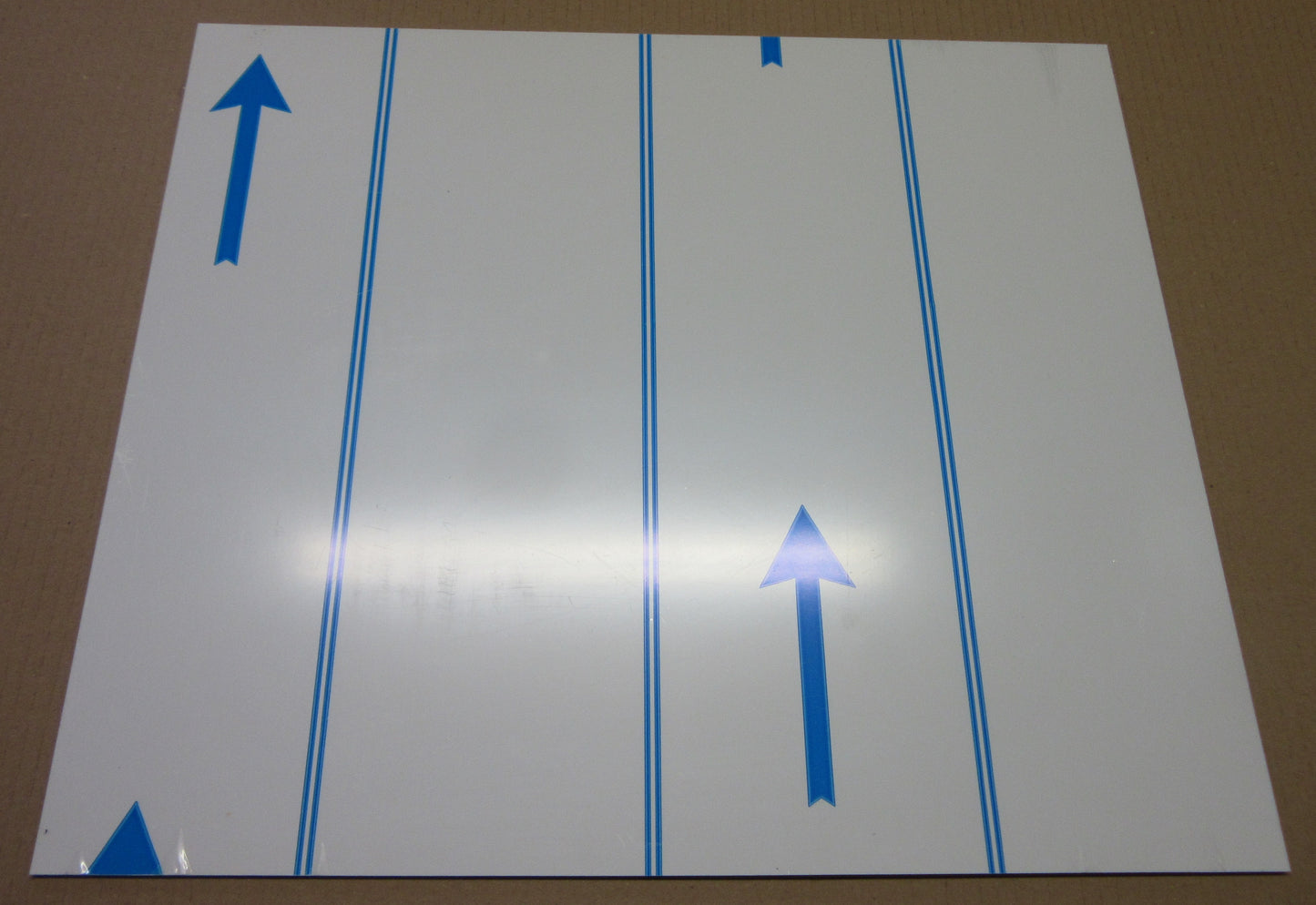 Alu-Verbundplatte 2 mm weiß Zuschnitt 467 x 400mm, Deckschicht 0,25 mm DIBOND®