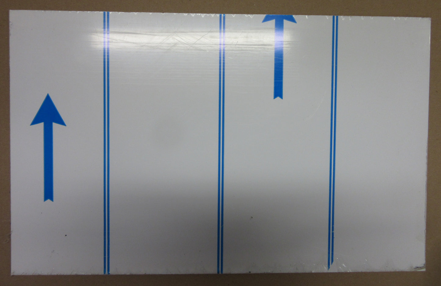 Alu-Verbundplatte 2 mm weiß Zuschnitt 478 x 298mm, Deckschicht 0,25 mm DIBOND®