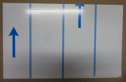 Alu-Verbundplatte 2 mm weiß Zuschnitt 478 x 298mm, Deckschicht 0,25 mm DIBOND®