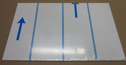 Alu-Verbundplatte 2 mm weiß Zuschnitt 478 x 298mm, Deckschicht 0,25 mm DIBOND®