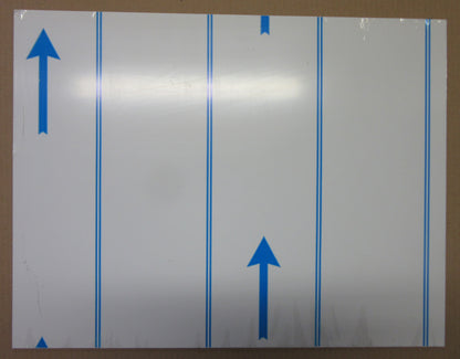 Alu-Verbundplatte 2 mm weiß Zuschnitt 507 x 392/388mm, Deckschicht 0,25 mm DIBOND®