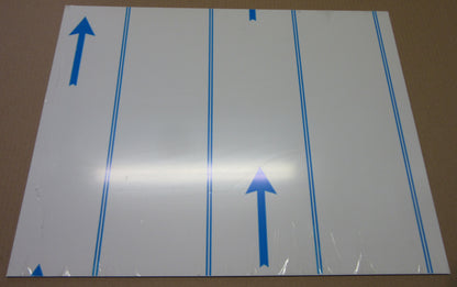 Alu-Verbundplatte 2 mm weiß Zuschnitt 507 x 392/388mm, Deckschicht 0,25 mm DIBOND®