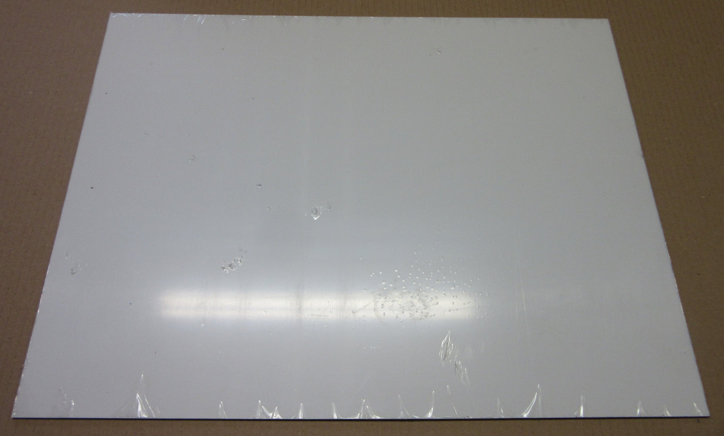 Alu-Verbundplatte 2 mm weiß Zuschnitt 507 x 392/388mm, Deckschicht 0,25 mm DIBOND®
