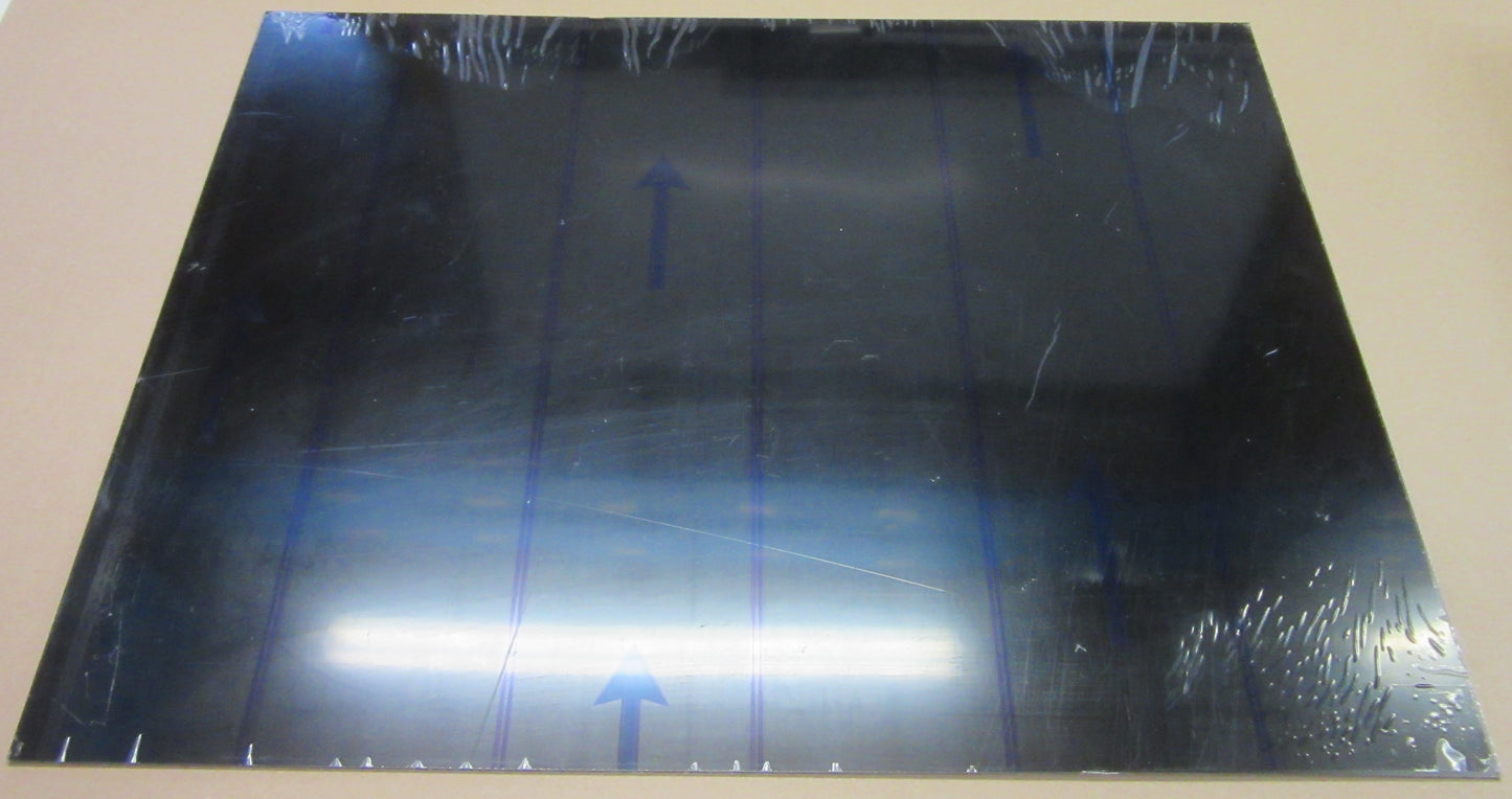 Alu-Verbundplatte 3 mm Schwarz glänzend Zuschnitt 748 x 569mm, Deckschicht 0,3 mm DIBOND®