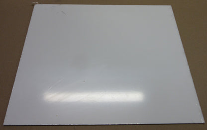 Alu-Verbundplatte 3mm weiß Zuschnitt 420 x 350mm, Deckschicht 0,3mm