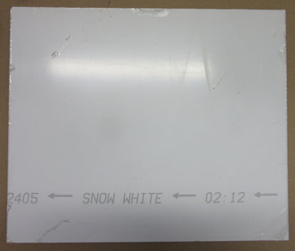Alu-Verbundplatte 3mm weiß Zuschnitt 420 x 350mm, Deckschicht 0,3mm