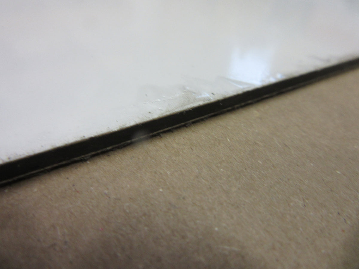 Alu-Verbundplatte 3mm weiß Zuschnitt 420 x 350mm, Deckschicht 0,3mm