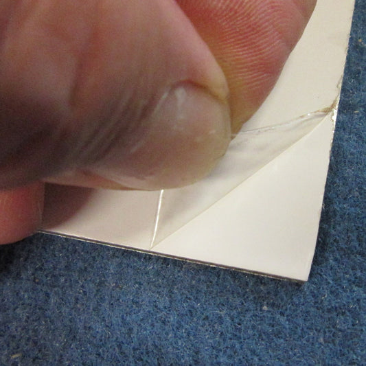 Alu-Verbundplatte 3 mm weiß Zuschnitt 521 x 330mm, Deckschicht 0,3mm DIBOND®