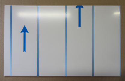 Alu-Verbundplatte 3 mm weiß Zuschnitt 521 x 330mm, Deckschicht 0,3mm DIBOND®